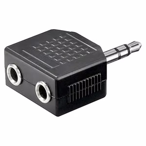Goobay 11104 – 3.5 mm AUX-kõrvaklapijagur, 1–2