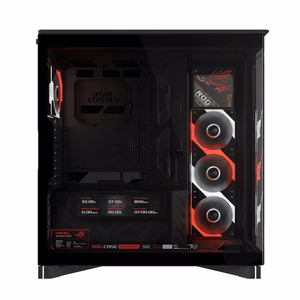 ASUS ROG CRONOX GR801 CURVE TG ARGB must keskmise tornmõõduga arvutikorpus