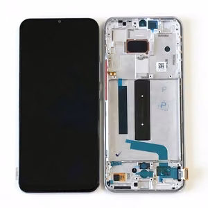 LCD ekraan Xiaomi Mi 10 Lite 5G puuteekraaniga koos raamiga hall/Tarnish originaal (service pack)