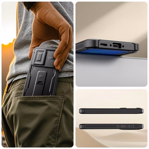 TECH-PROTECT Kevlar CAM+ komplekt Galaxy A36 / A37 5G must