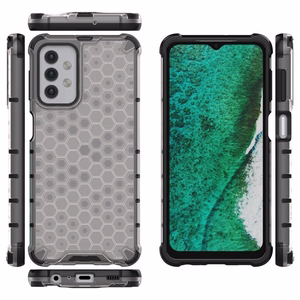 Honeycomb Case kaitsekate TPU kaitserauaga Samsung Galaxy A32 5G läbipaistev