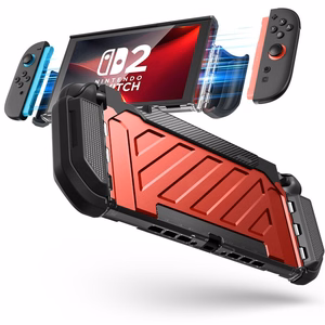 Supcase Unicorn Beetle Pro Ümbris jaoks Nintendo Switch 2 - Punane and Must