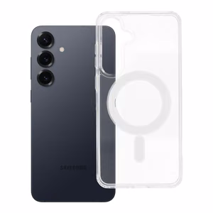Чехол для Samsung S25 PLUS Clear Mag Cover (STR) совместимый с MagSafe прозрачный