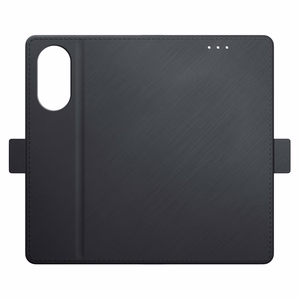 3mk Wallet Ümbris jaoks Oppo A58 4G - must