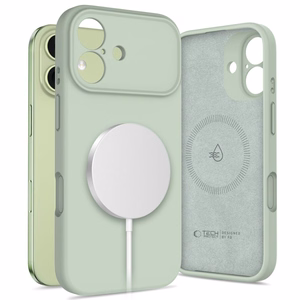 Tech-Protect Silicone MagSafe Ümbris jaoks iPhone 17 - roheline