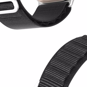 DUX DUCIS strap GS nylon jaoks Apple Watch 42 / 44 / 45 / 49 mm must