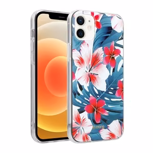 Crong Flower Pattern 03 ümbris seadmele iPhone 12 Mini