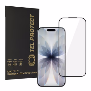 Tempered glass Tel Protect 10X HD DLC Diamond Coating jaoks Iphone 16 Pro/17 (envelope)
