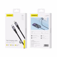 FONENG kaabel X112 USB-C - Lightning PD 27W 1M must