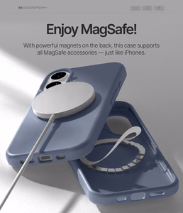 Ümbris Mercury Pure Magsafe Silicon Ümbris Apple iPhone 17 lavander hall