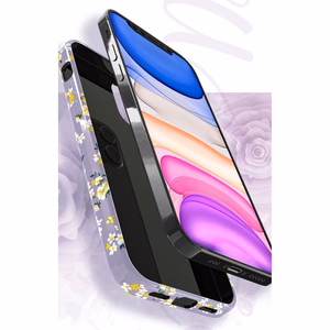 Kingxbar Blossom чехол украшенный оригинальными кристаллами Swarovski iPhone 12 mini разноцветный (Lily)