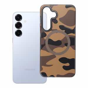 Ümbris jaoks Samsung S25 PLUS Forcell F-Protect Levels Dual Layer 4D technology compatible with Magsafe Military Drop-Test desert camo
