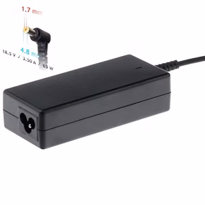 Laadija sülearvutile Akyga AK-ND-09 (18.5V / 3.54A 65W 4.8 x 1.7mm) HP 1.2m