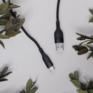 Maxlife MXUC-07 кабель USB - USB-C 1,0 m 3A черный нейлон
