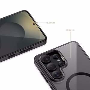 Tech-Protect Magmat MagSafe Ümbris for Samsung Galaxy S26 Ultra - läbipaistev must