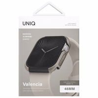 Uniq ümbris Valencia Apple Watch Series 46mm hõbedane/titanium hõbedane