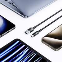 Tech-Protect UltraBoost USB-C / USB-A Kaabel 66W 6A 0.25m - hall