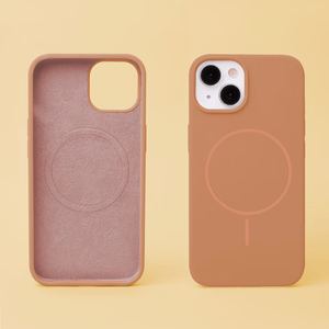 Silicone Thin Mag ümbris iPhone 15 Pro 6,1" karamell