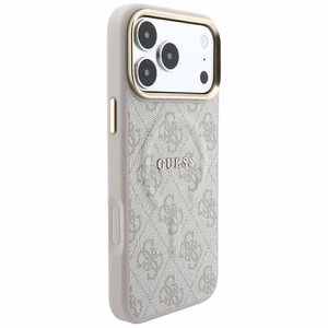 Guess Embossed 4G Classic MagSafe ümbris mudelile iPhone 17 Pro Max / 18 Pro Max – värv: roosa