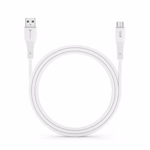 Kaabel USB A to Micro USB Forcell F-Energy QC3.0 2,4A 18W Silikoon 1 m C341 valge