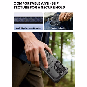 Supcase iBlason ArmorBox Clip Mag MagSafe Ümbris for Samsung Galaxy S26 Ultra - must