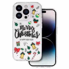 TEL PROTECT Christmas Ümbris jaoks Samsung S23 Ultra Design 3 Clear