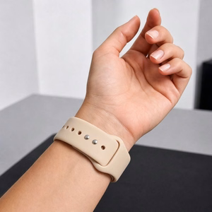 Tech-Protect silikoonrihm Apple Watch 44 / 45 / 46 / 49 mm jaoks, beež