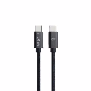 Maxlife MXUC-12 kaabel USB-C - USB-C 1,0 m 60W must