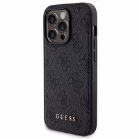 Guess 4G Metal Logo Ümbris Set jaoks iPhone 13 Pro Max + 5000mAh MagSafe Powerbank - must