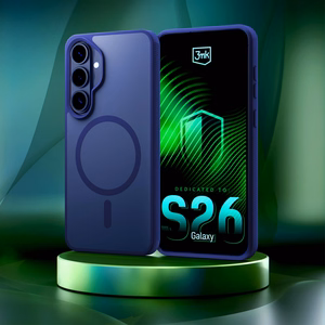 Samsung Galaxy S26+ – 3mk Smoke MagCase sinine telefoniümbris