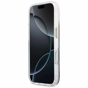 Guess IML Gradient Script Metal MagSafe чехол iPhone 17 Pro - черный
