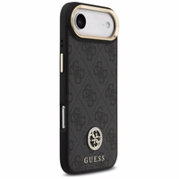 GUESS ümbris jaoks IPHONE 17 Air compatible with MagSafe GUHMP17MP4G4DCSK (PU W/ Strass Logo & Big Strap Metal Buttons) must
