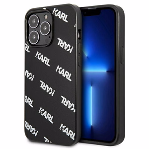 Чехол Karl Lagerfeld Allover для iPhone 13 Pro / iPhone 13 - чёрный