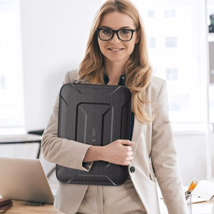 Tech-Protect Ranger-X Tactical Laptop Ümbris jaoks 13-14" - Must