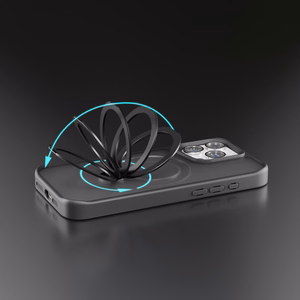Etteri Matt Mag Ring чехол iPhone 15 Pro Max 6,7" черный