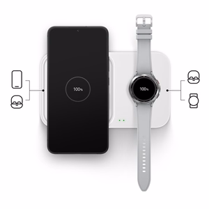Samsung Wireless Laadija Duo EP-P5400BWEGEU induktiivne laadija 15W - valge