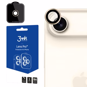 3mk Lens Protection Pro Karastatud klaas jaoks iPhone 17 Air - Kuldne