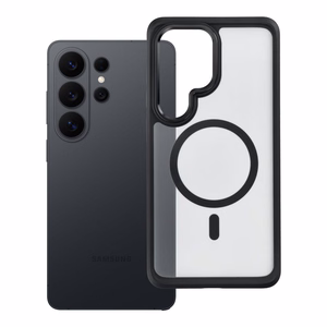 Ümbris Samsung S26 ULTRA Forcell F-Protect Smoke Hybrid Premium ühildub MagSafe-ga must