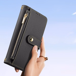 Dux Ducis Lawa Leather Ümbris jaoks Samsung Galaxy S25+ with Detachable Magnetic Wallet - must