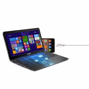 Dudao USB Type C 2.1A 1m valge cable (L4T 1m valge)