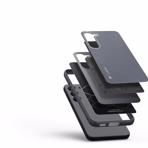 Dux Ducis Fino чехол Samsung Galaxy S23+ с силиконовой рамкой серый