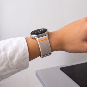 Tech-Protect Nylon Clasp rihm mudelile Samsung Galaxy Watch 40/44/46 mm – beež