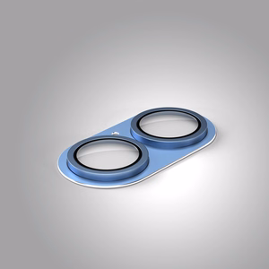 Etteri full camera lens guard for iPhone 17 blue