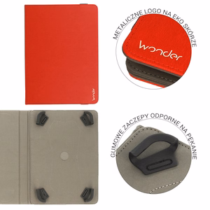 Wonder Leather Tablet Ümbris 13 inches punane