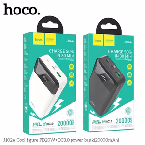 Powerbank Hoco 20000 mAh QC3.0 PD 3A 20W J102A must