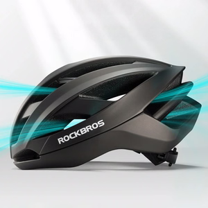 Rockbros LK-69 Bike Helmet with Reinforced Frame 58-62 cm - Black