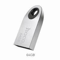 Pendrive 64GB USB 2.0 (USB A) Hoco mini UD9 hõbedane