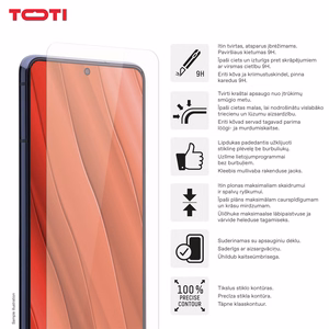 Karastatud klaas 2D ekraanikaitse Samsung Galaxy A37/A57/A36/A56/S24 FE/S25 FE/A27 jaoks