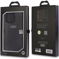 Audi Carbon Fiber iPhone 14 Pro Max 6.7" must/must hardcase AU-TPUPCIP14PM-R8/D2-BK