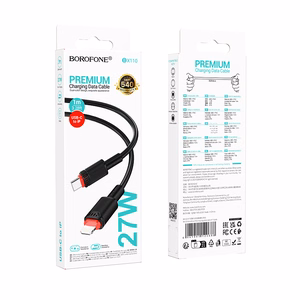 Borofone Cable BX110 Beneficio - Type C to Lightning - 2,4A 1 metre black